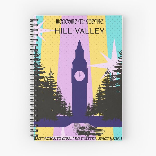 Item preview, Visit Hill Valley Vintage Travel Poster Funny Sci Fi Parody designed and sold by Mircea786.
