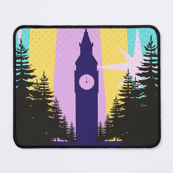 Item preview, Visit Hill Valley Vintage Travel Poster Funny Sci Fi Parody designed and sold by Mircea786.