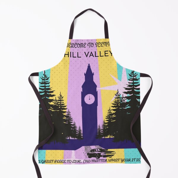 Item preview, Visit Hill Valley Vintage Travel Poster Funny Sci Fi Parody designed and sold by Mircea786.