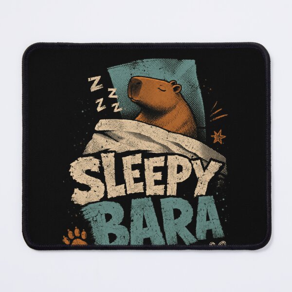 Item preview, Sleepy Bara Capybara Napping Animal Lover designed and sold by JonesFlora2025.