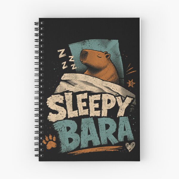 Item preview, Sleepy Bara Capybara Napping Animal Lover designed and sold by JonesFlora2025.