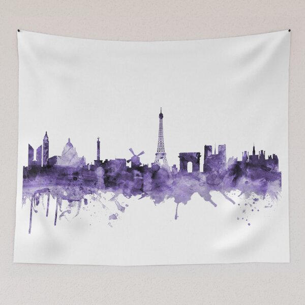 Item preview, Paris France Skyline designed and sold by ArtPrints.