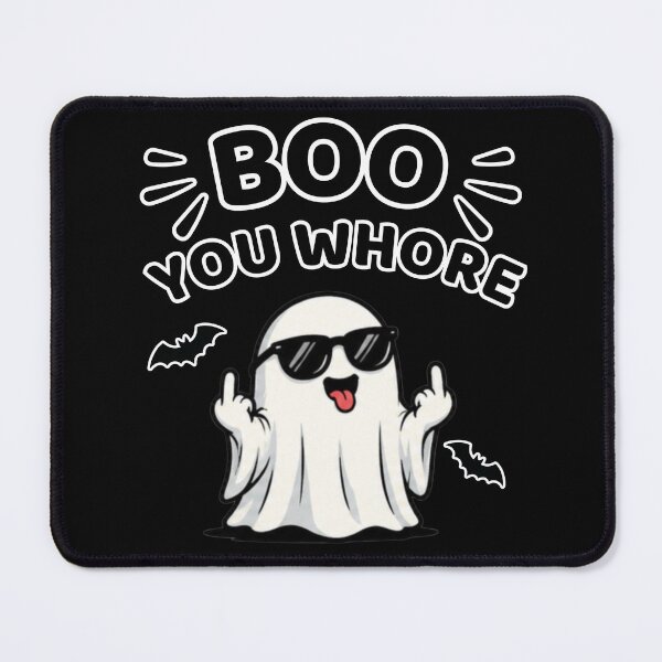 Item preview, Boo You Whore | Funny Halloween Gifts Ghost designed and sold by BrokenLabel.