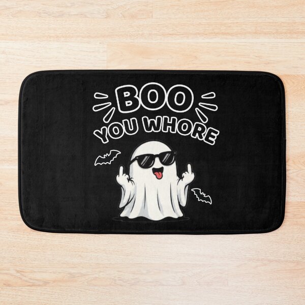 Item preview, Boo You Whore | Funny Halloween Gifts Ghost designed and sold by BrokenLabel.