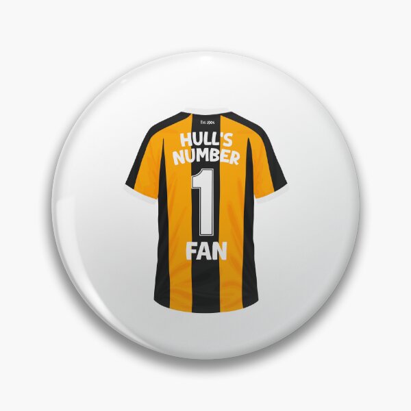 Item preview, Hull City Number 1 Fan Football Sticker designed and sold by The Home Of Pink Peach.