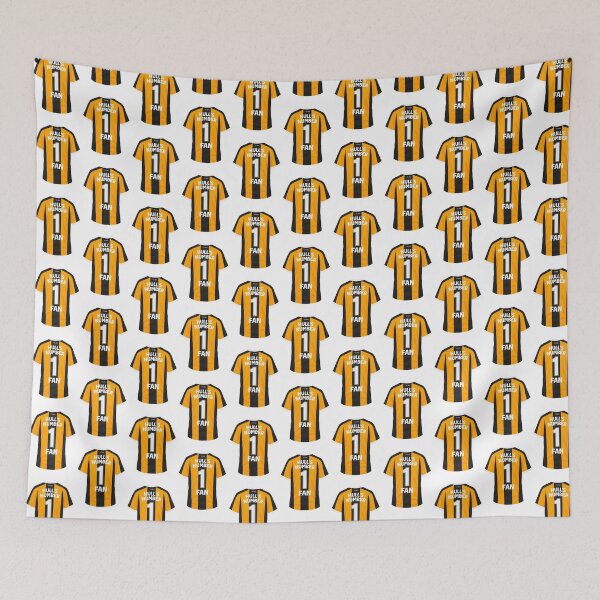 Item preview, Hull City Number 1 Fan Football Sticker designed and sold by The Home Of Pink Peach.