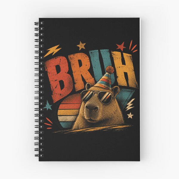 Item preview, Bruh Capybara Party Animal Lover Design designed and sold by RetroMini2026.