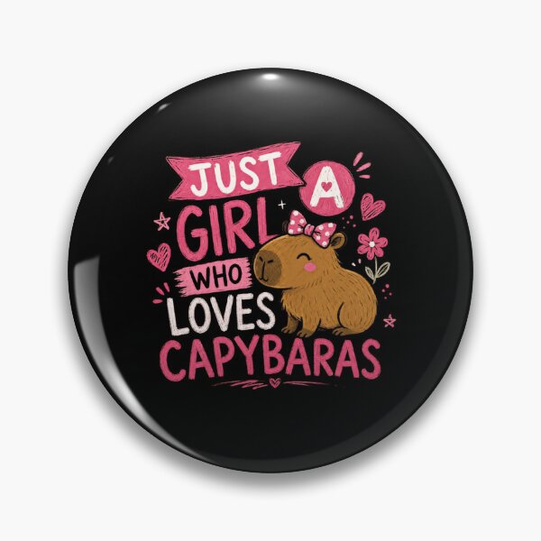 Item preview, Just A Girl Who Loves Capybaras Capybara Lover Women designed and sold by RetroMini2026.