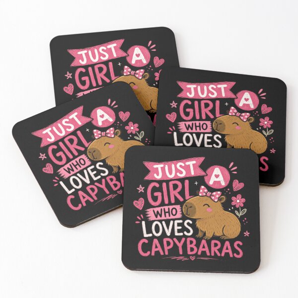 Item preview, Just A Girl Who Loves Capybaras Capybara Lover Women designed and sold by RetroMini2026.