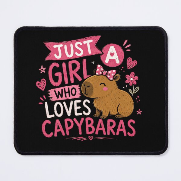 Item preview, Just A Girl Who Loves Capybaras Capybara Lover Women designed and sold by RetroMini2026.
