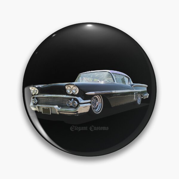 Item preview, 1958 Impala Black Star no text, Kustom, Hot Rod, Muscle Car designed and sold by Elegant Customs.