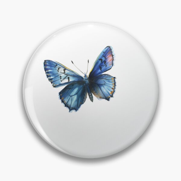 Item preview, Blue Butterfly | Elegant Nature Aesthetic Art designed and sold by Mandayartstudio.
