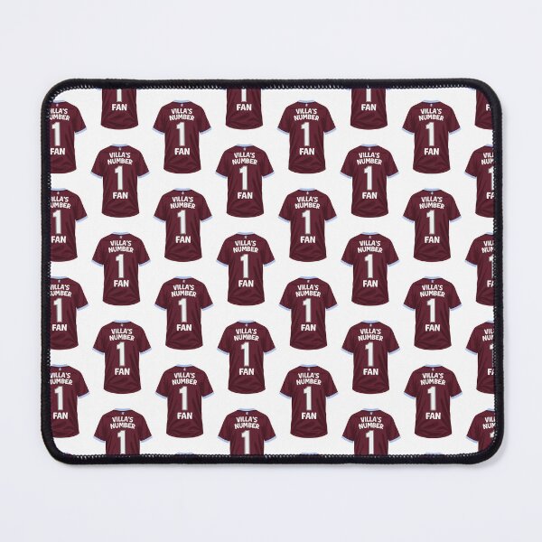 Item preview, Aston Villa Number 1 Fan Football Sticker designed and sold by The Home Of Pink Peach.