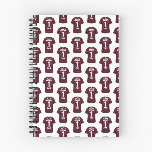 Item preview, Aston Villa Number 1 Fan Football Sticker designed and sold by The Home Of Pink Peach.