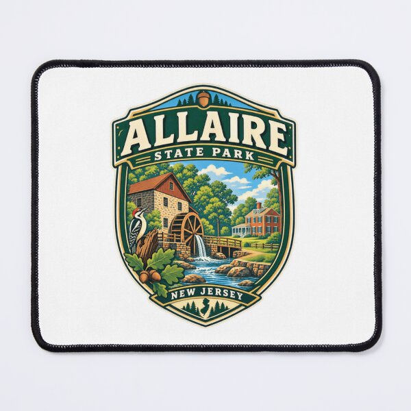 Item preview, Allaire State Park New Jersey Visitor Travel Souvenir designed and sold by Star3NowForMe.
