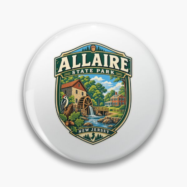 Item preview, Allaire State Park New Jersey Visitor Travel Souvenir designed and sold by Star3NowForMe.