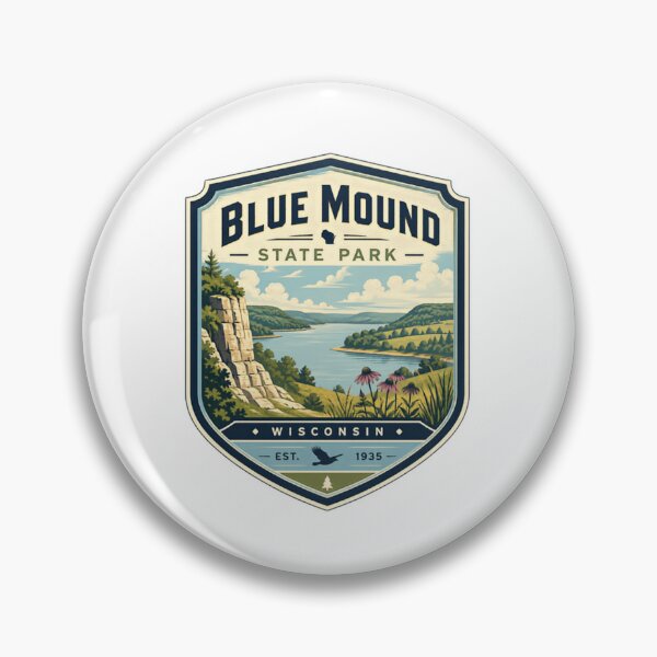 Item preview, Blue Mound State Park Wisconsin Travel Outdoors Hiking designed and sold by Star3NowForMe.