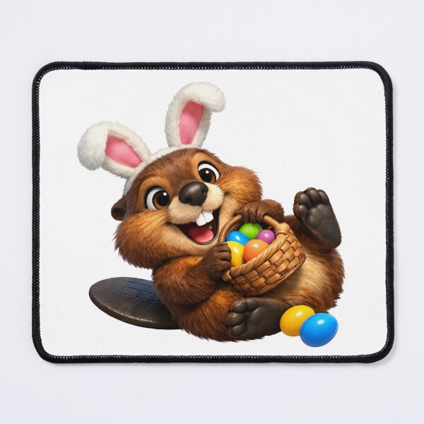 Item preview, Beaver Easter Bunny 1 designed and sold by Sillytoe.