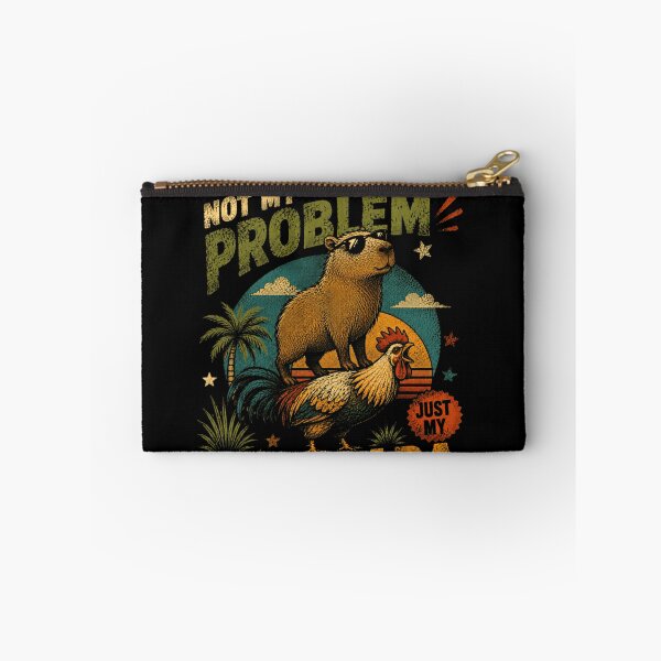 Item preview, Not My Problem Just My Capybara Funny Animal Humor Lover designed and sold by RetroMini2026.