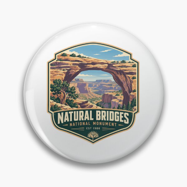 Item preview, Natural Bridges National Monument Est 1908 Utah National Park Travel Hiking Visitor designed and sold by Star3NowForMe.