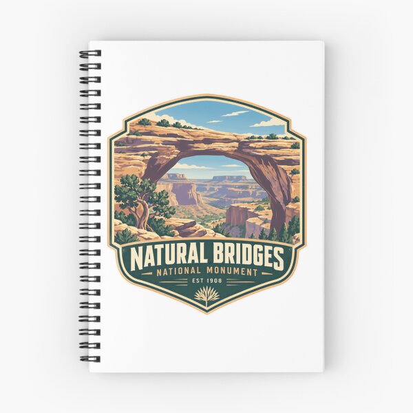 Item preview, Natural Bridges National Monument Est 1908 Utah National Park Travel Hiking Visitor designed and sold by Star3NowForMe.