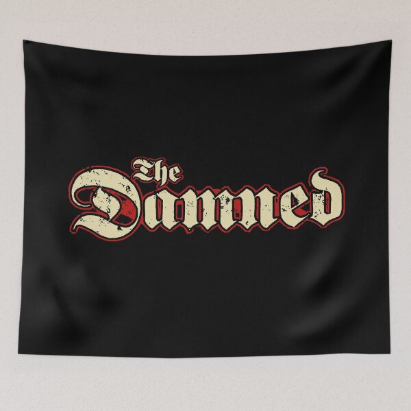 Item preview, The Damned Vintage Logo designed and sold by vionidefra.