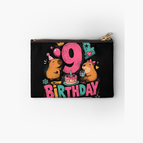 Item preview, 9 Birthday Capybara Nine Year Old Child designed and sold by RetroMini2026.