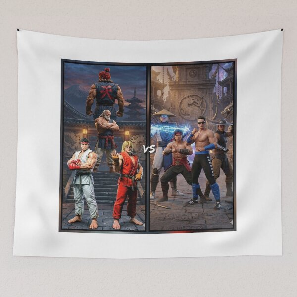 Item preview, Street Fighter vs Mortal Kombat | Fighting Game Crossover designed and sold by DTCShop-313.
