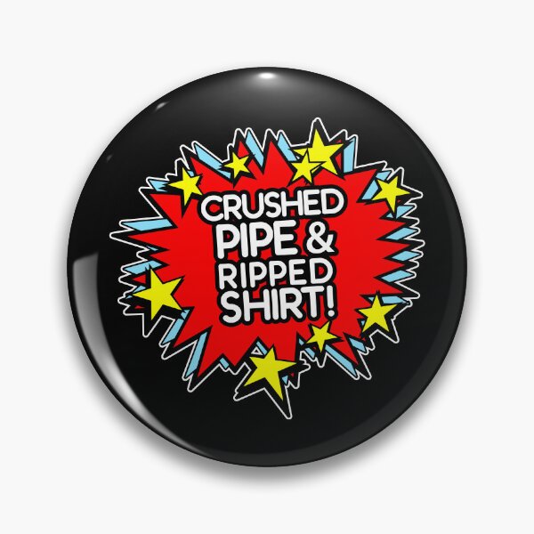 Item preview, Crushed pipe & ripped shirt designed and sold by 4gottenlore.