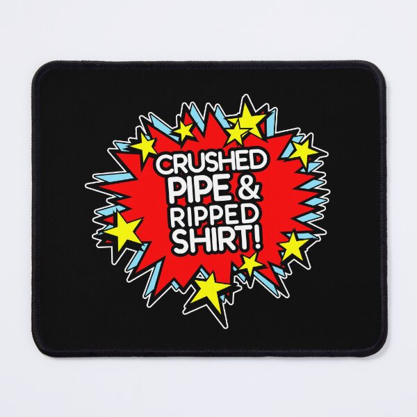 Item preview, Crushed pipe & ripped shirt designed and sold by 4gottenlore.