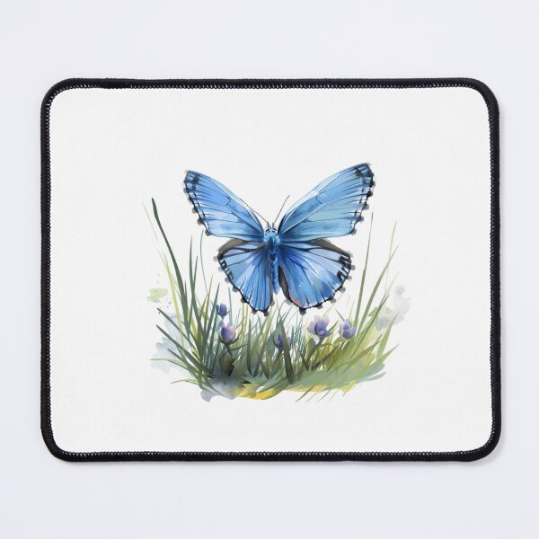 Item preview, Blue Butterfly | Elegant Nature Aesthetic Art designed and sold by Mandayartstudio.