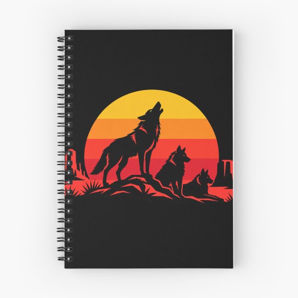 Item preview, Howling Wolves in the Desert Sunset designed and sold by JonelCrafts.