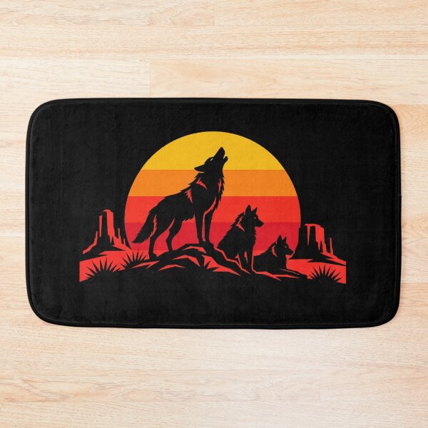 Item preview, Howling Wolves in the Desert Sunset designed and sold by JonelCrafts.