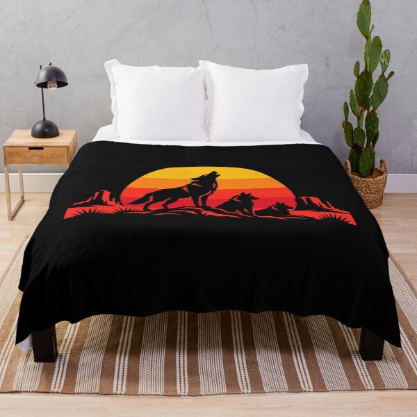 Item preview, Howling Wolves in the Desert Sunset designed and sold by JonelCrafts.