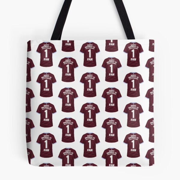 Item preview, Aston Villa Number 1 Fan Birthday Football Sticker designed and sold by The Home Of Pink Peach.