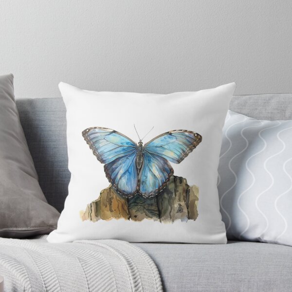 Item preview, Blue Butterfly | Elegant Nature Aesthetic Art designed and sold by Mandayartstudio.