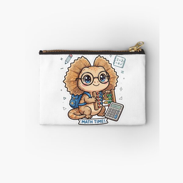 Item preview, Cute Frilled Lizard Math Time designed and sold by Wildlife-Walk.