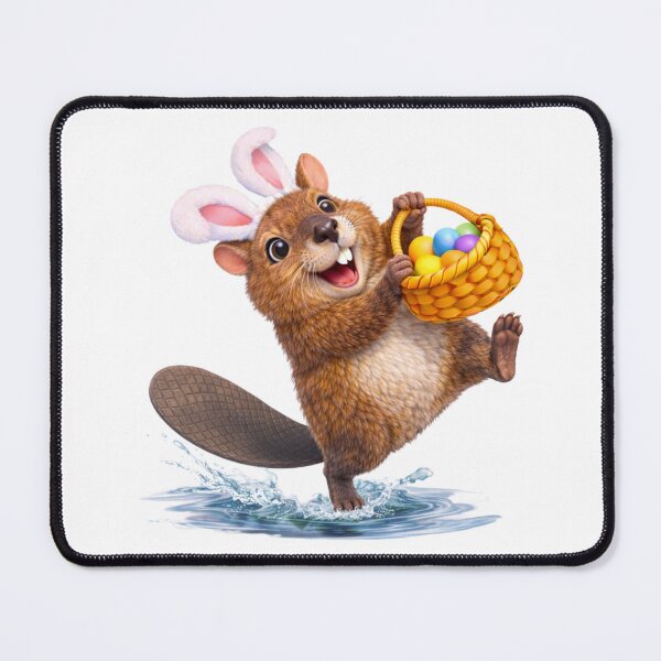 Item preview, Beaver Easter Bunny 2 designed and sold by Sillytoe.