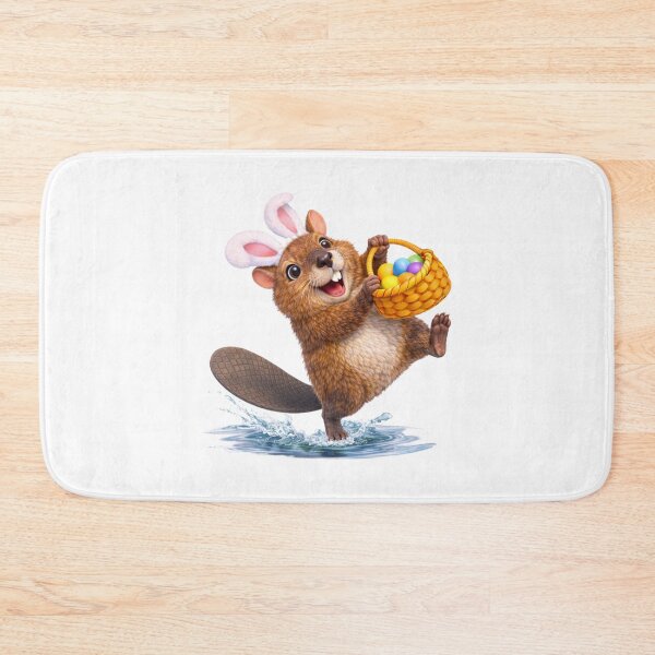 Item preview, Beaver Easter Bunny 2 designed and sold by Sillytoe.