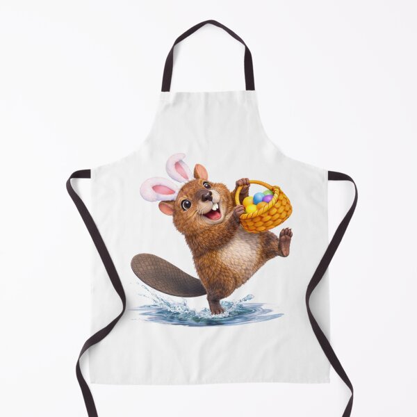 Item preview, Beaver Easter Bunny 2 designed and sold by Sillytoe.