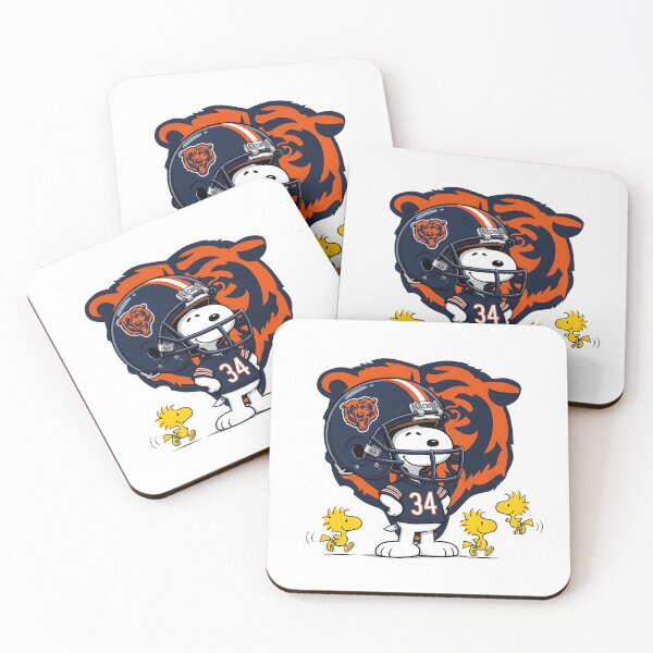 Item preview,  Snoopy And Woodstock Chicago Bears Football Fan Game Day designed and sold by DamianRoy88.