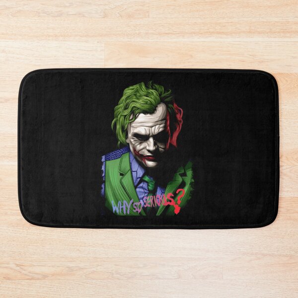 Item preview, Why So Serious? Neon Joker Pop Art Portrait designed and sold by EllieBussau.