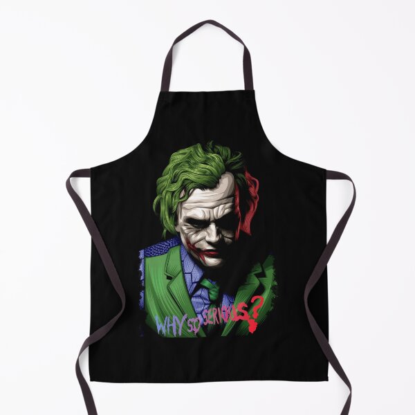 Item preview, Why So Serious? Neon Joker Pop Art Portrait designed and sold by EllieBussau.