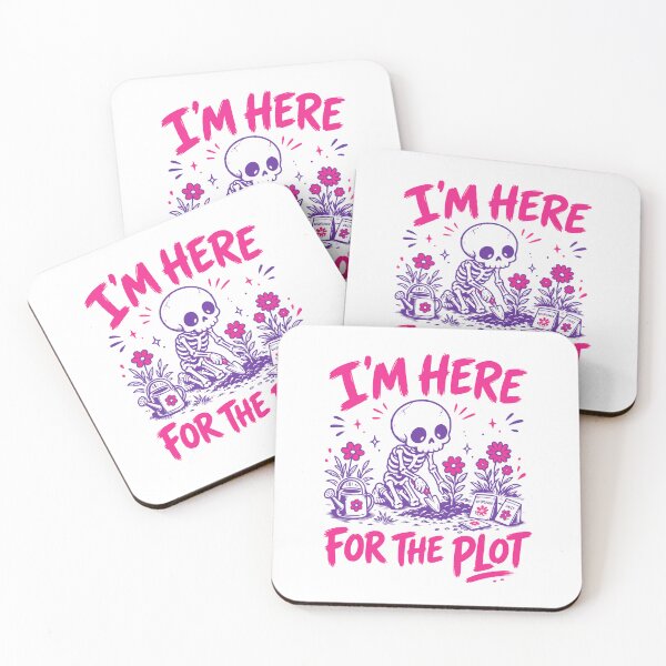 Item preview, Skeleton Gardener I'm Here For The Plot Funny designed and sold by markymaarty.