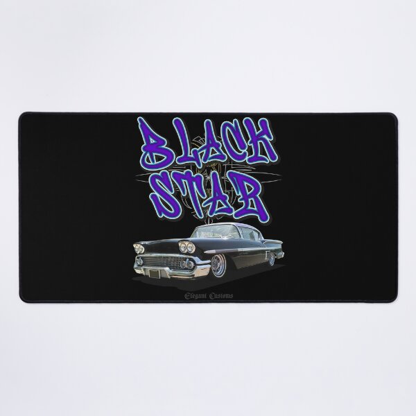 Item preview, 1958 Impala Black Star with text - Lowrider, Kustom, Hot Rod, Muscle Car designed and sold by Elegant Customs.