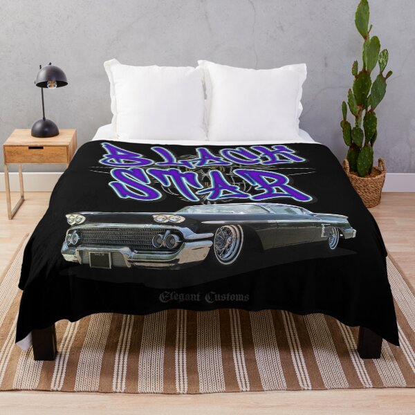 Item preview, 1958 Impala Black Star with text - Lowrider, Kustom, Hot Rod, Muscle Car designed and sold by Elegant Customs.