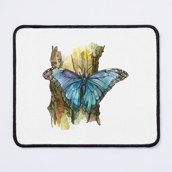 Item preview, Blue Butterfly | Elegant Nature Aesthetic Art designed and sold by Mandayartstudio.