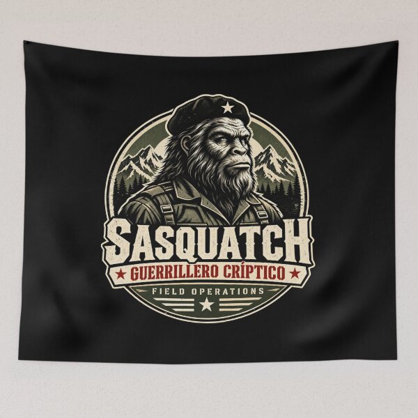 Item preview, Sasquatch Guerrillero Críptico Field Operations designed and sold by Swanny's Custom T-shirt and Gift Designs.