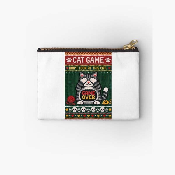 Item preview, Cat Game Funny Knitted Picture designed and sold by Raniya-Otte.