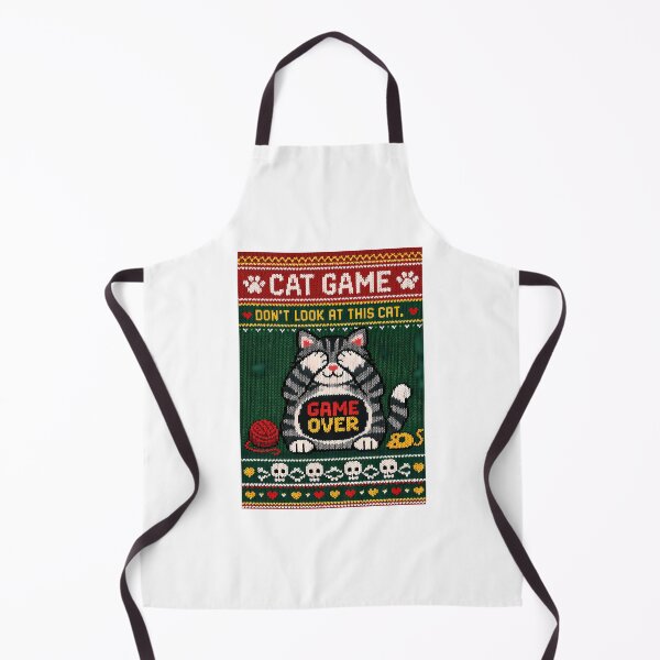 Item preview, Cat Game Funny Knitted Picture designed and sold by Raniya-Otte.